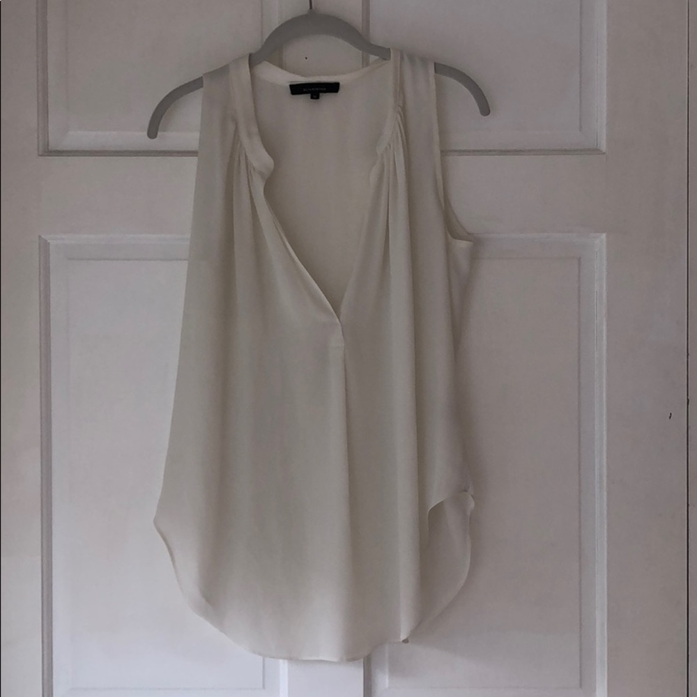 White Business Casual Top